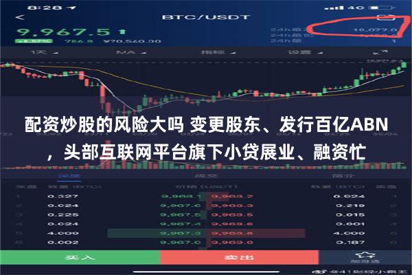 配资炒股的风险大吗 变更股东、发行百亿ABN，头部互联网平台旗下小贷展业、融资忙