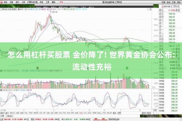 怎么用杠杆买股票 金价降了! 世界黄金协会公布: 流动性充裕