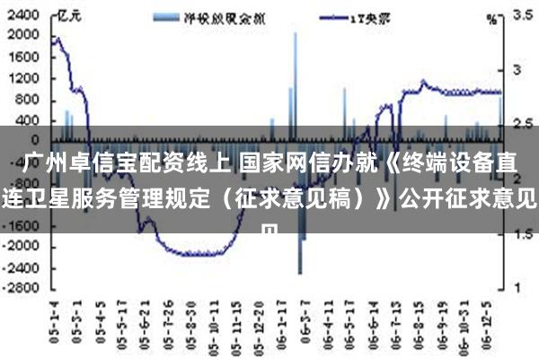 广州卓信宝配资线上 国家网信办就《终端设备直连卫星服务管理规定（征求意见稿）》公开征求意见